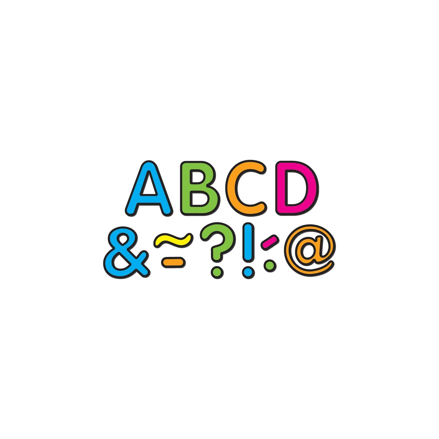 Teacher Created Resources® Neon Brights Classic 2" Magnetic Letters