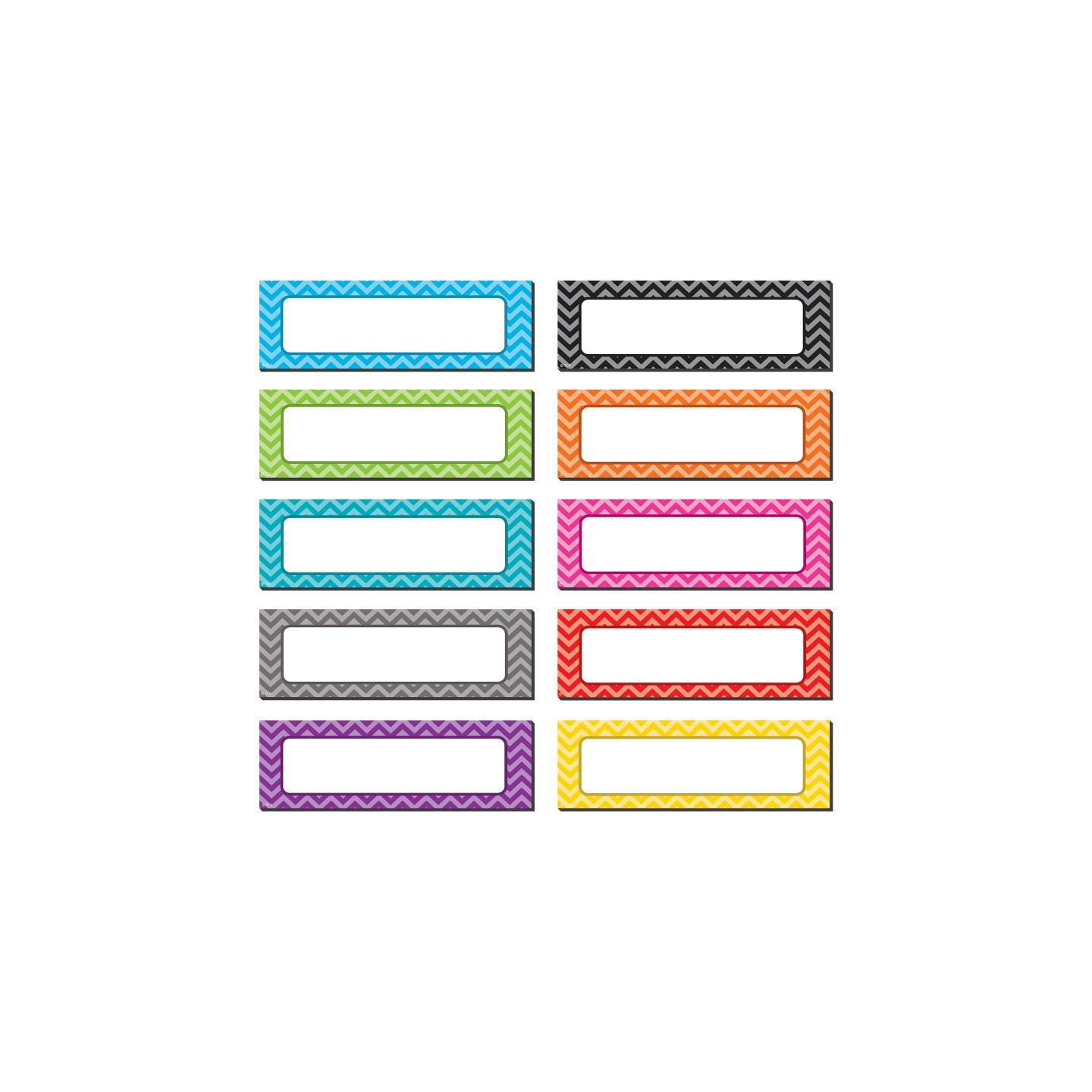 Teacher Created Resources® Chevron Labels Magnetic Accents, Pack of 20