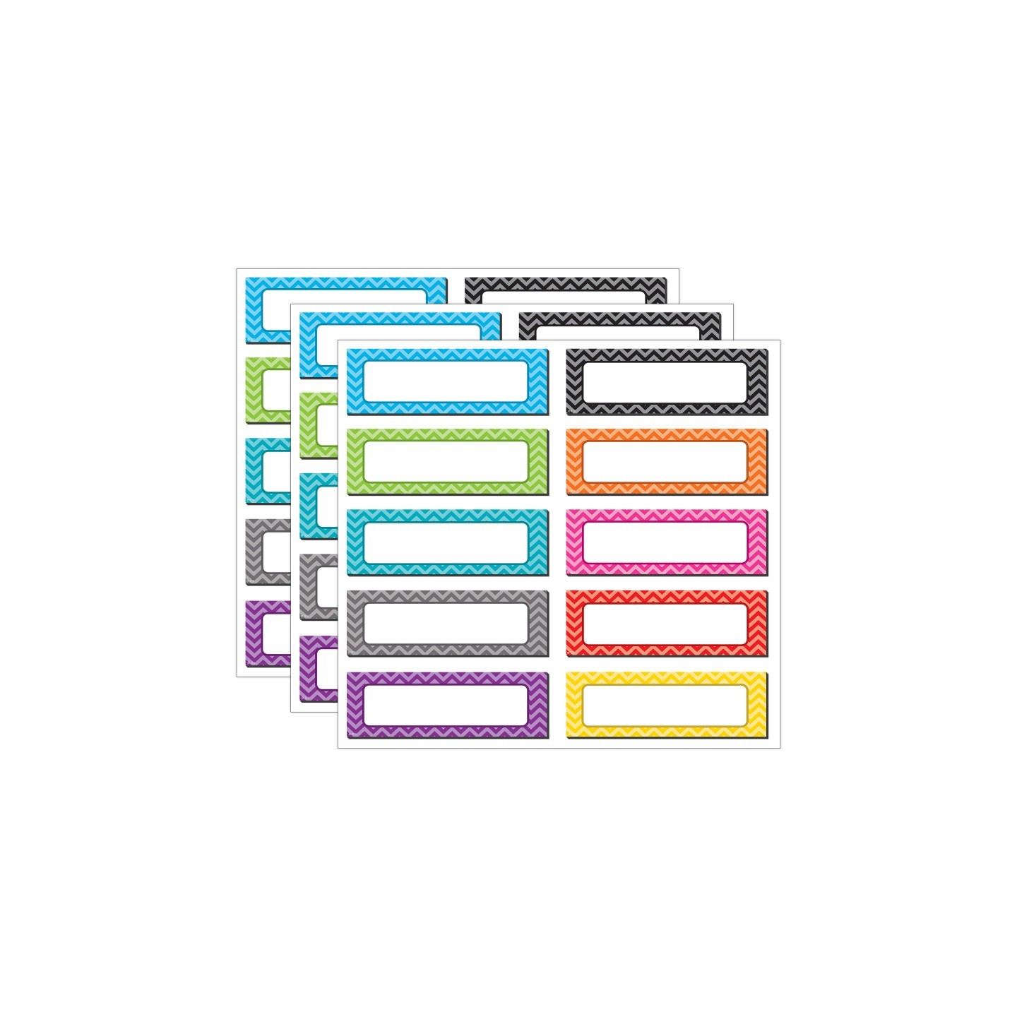 Teacher Created Resources® Chevron Labels Magnetic Accents, 20 Per Pack, 3 Packs