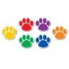 Teacher Created Resources® Colorful Paw Prints Magnetic Accents, Pack of 18