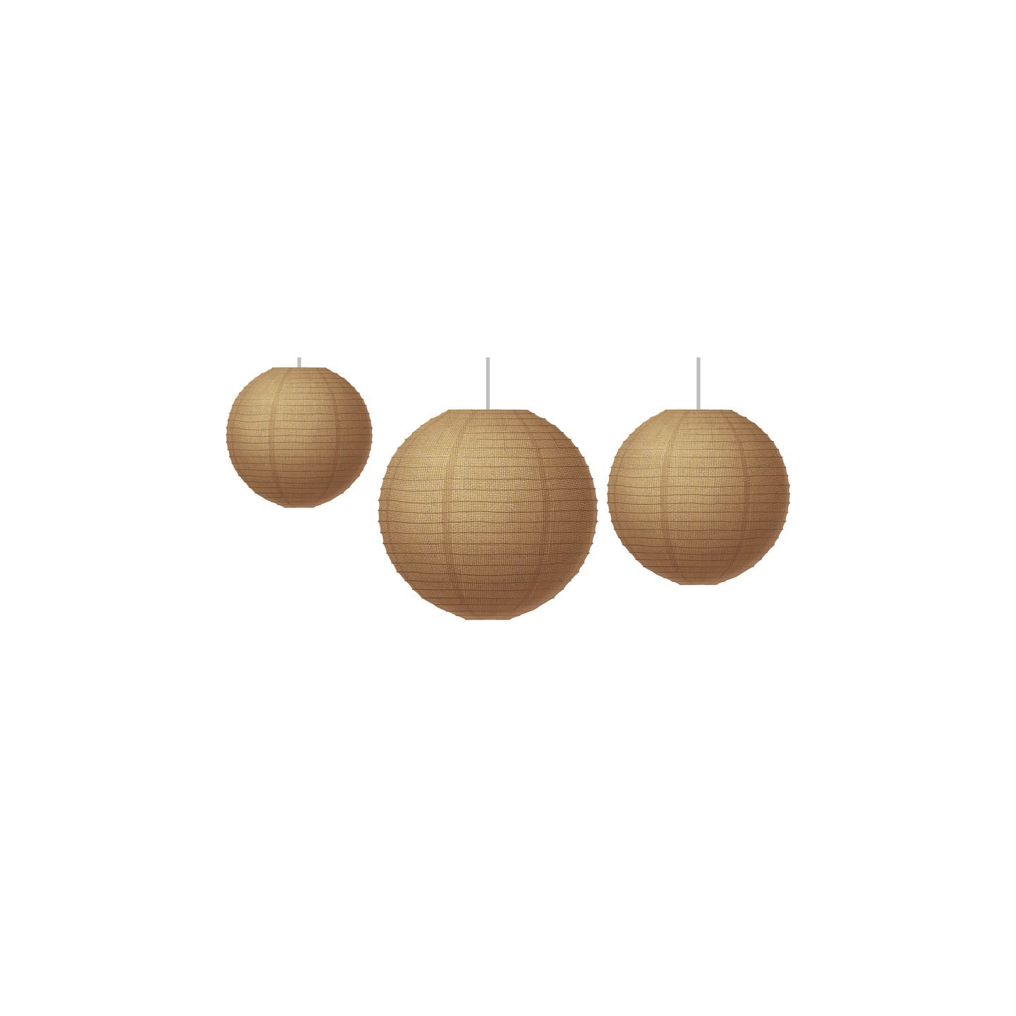 Teacher Created Resources® Burlap Design Paper Lanterns, Pack of 3
