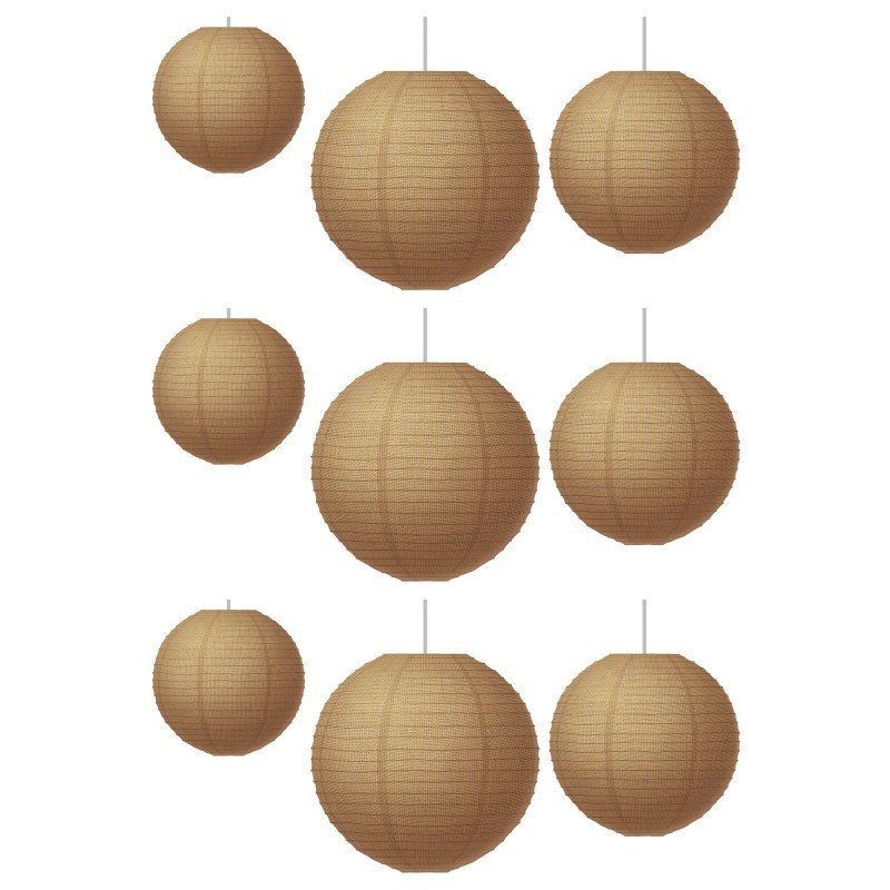 Teacher Created Resources® Burlap Design Paper Lanterns, 3 Per Pack, 3 Packs