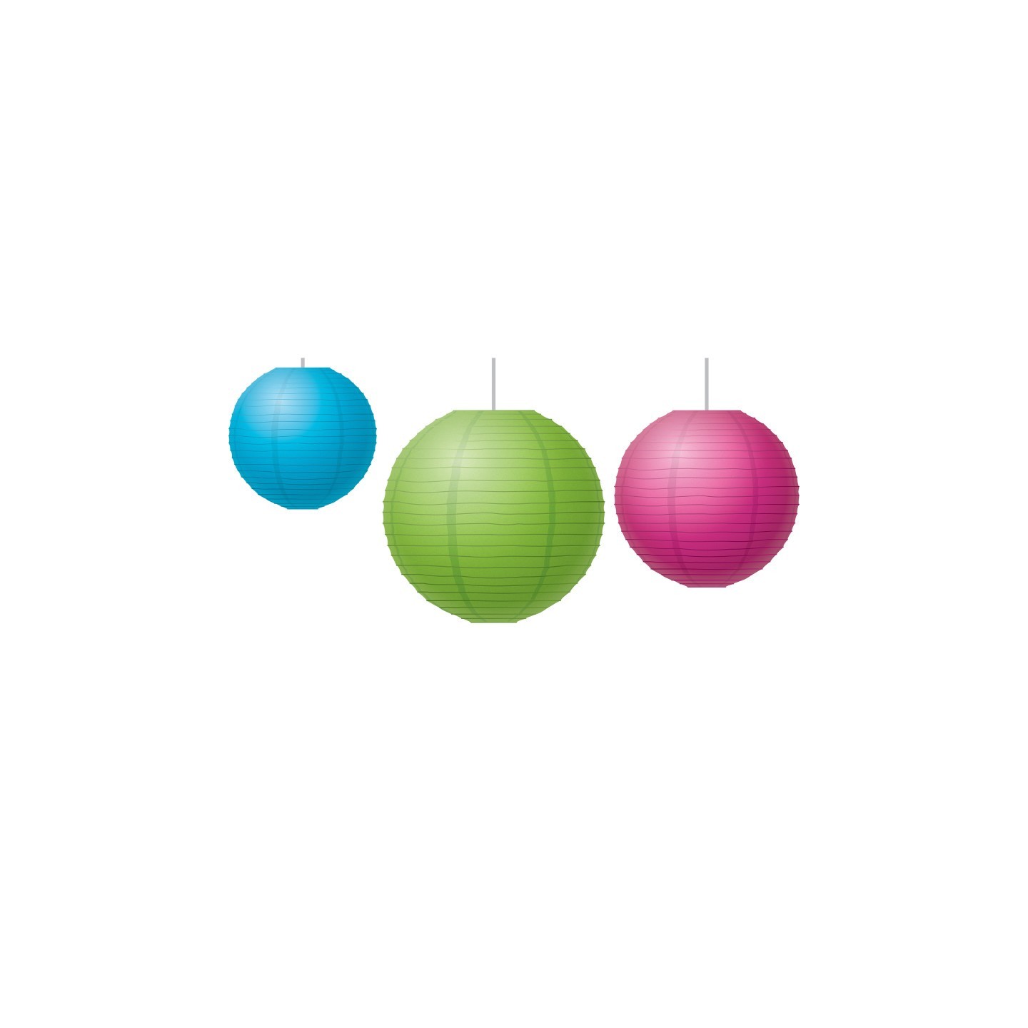 Teacher Created Resources® Brights Paper Lanterns, Pack of 3