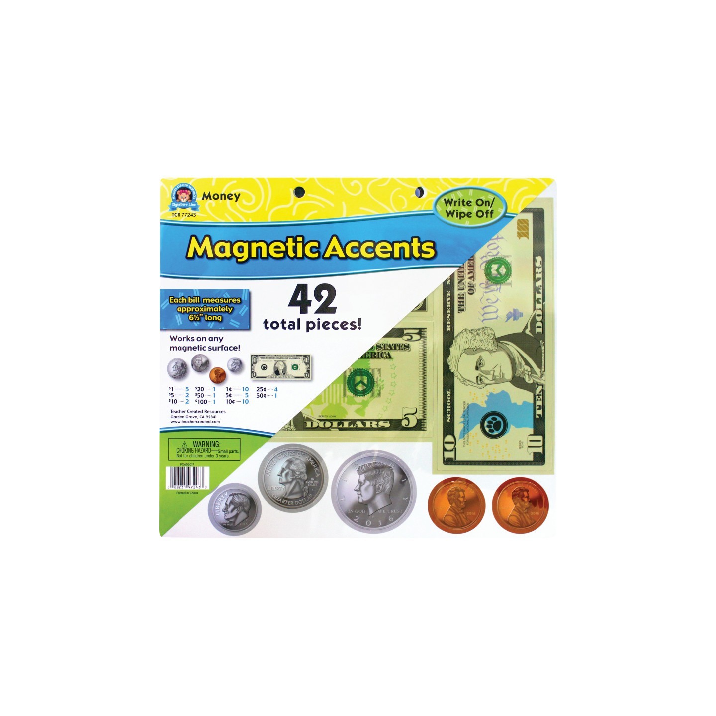 Teacher Created Resources® Money Magnetic Accents