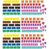 Teacher Created Resources® Fraction Tiles Magnetic Accents, 66 Pieces Per Pack, 3 Packs