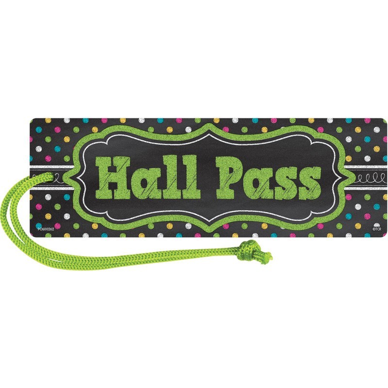 Teacher Created Resources® Chalkboard Brights Magnetic Hall Pass
