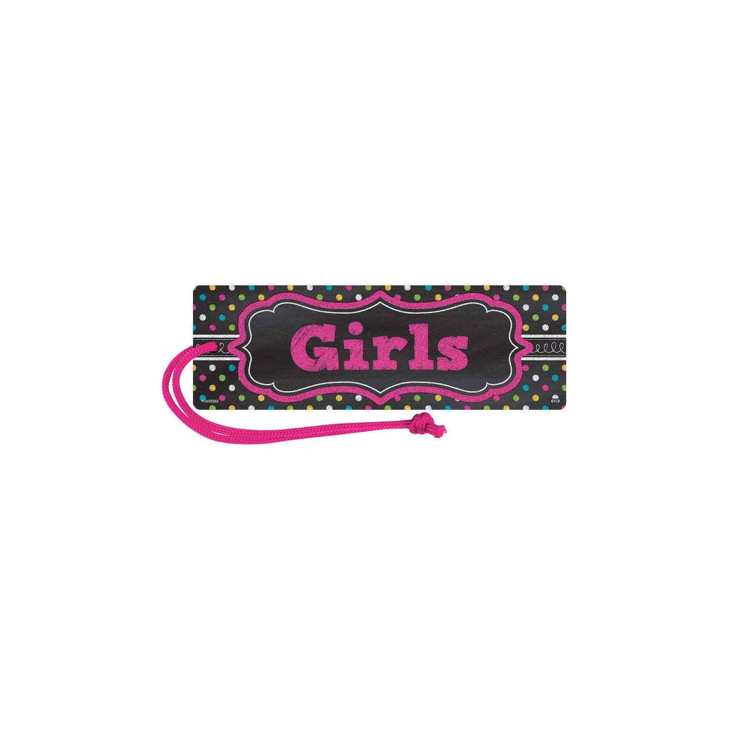 Teacher Created Resources® Chalkboard Brights Magnetic Girls Pass