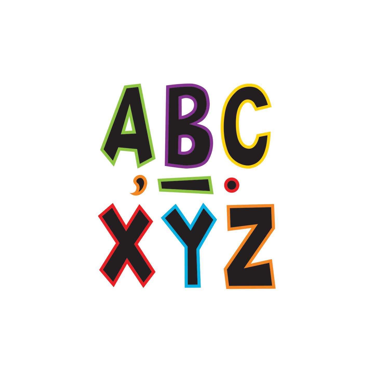 Teacher Created Resources® Electric Bright 7" Fun Font Letters