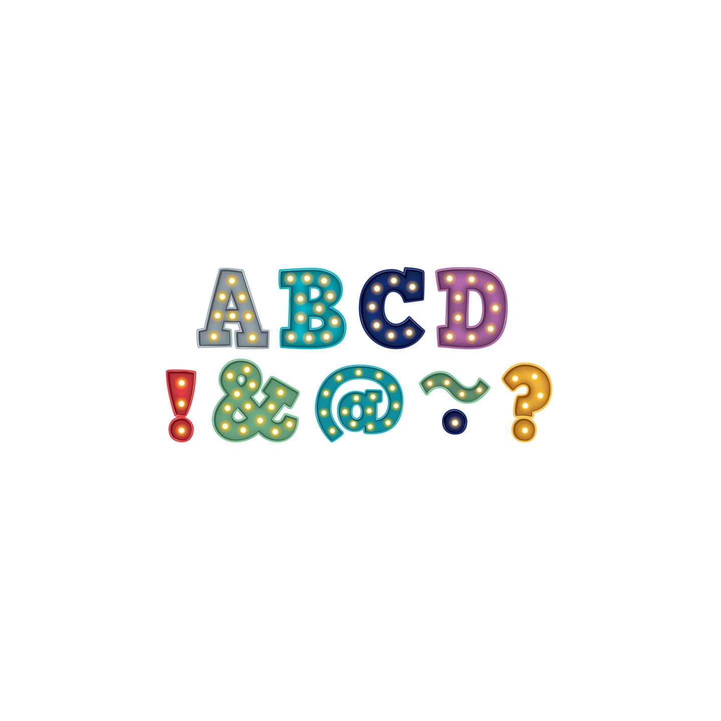 Teacher Created Resources® Marquee Bold Block 2" Magnetic Letters