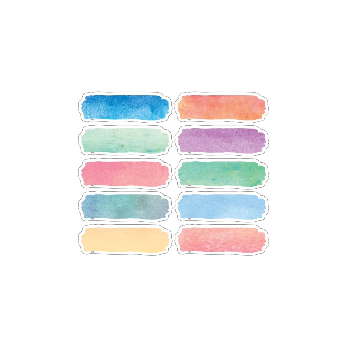 Teacher Created Resources® Watercolor Labels Magnetic Accents