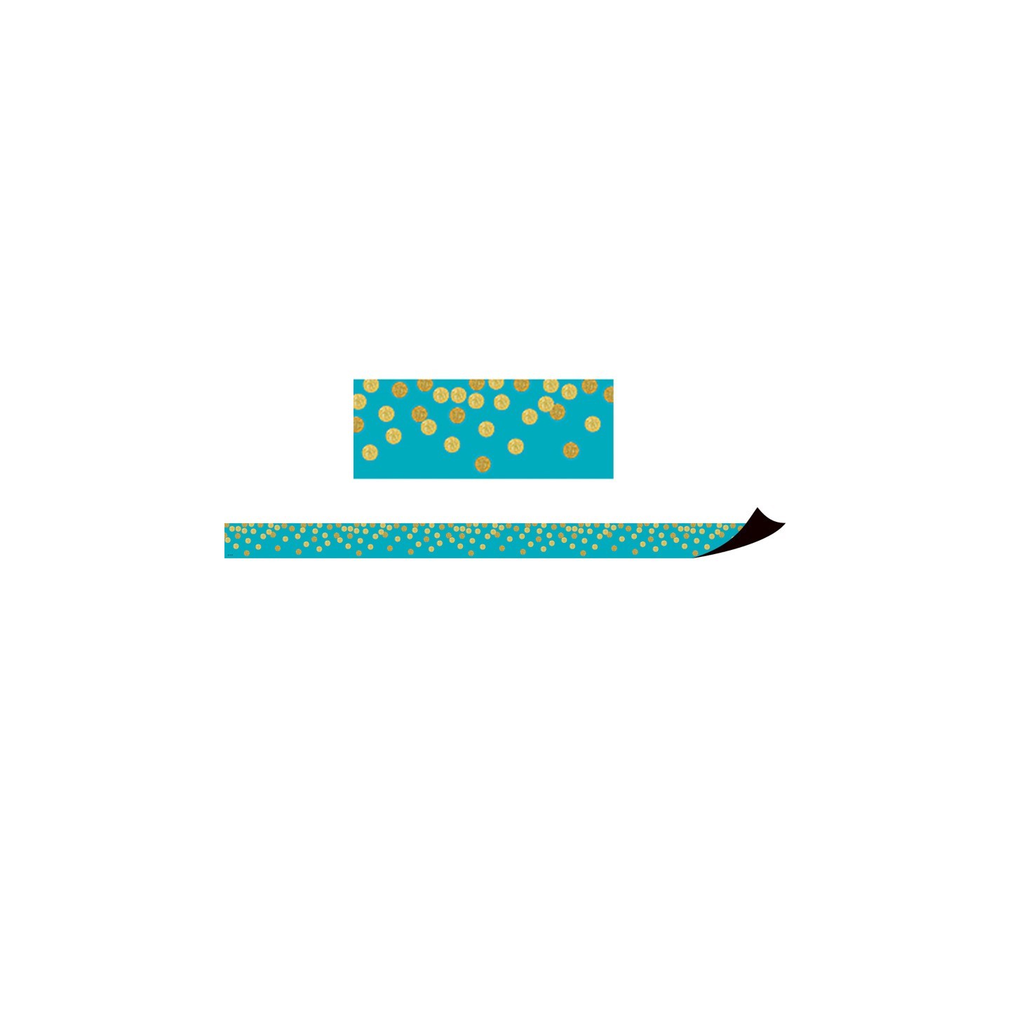 Teacher Created Resources® Teal Confetti Magnetic Border