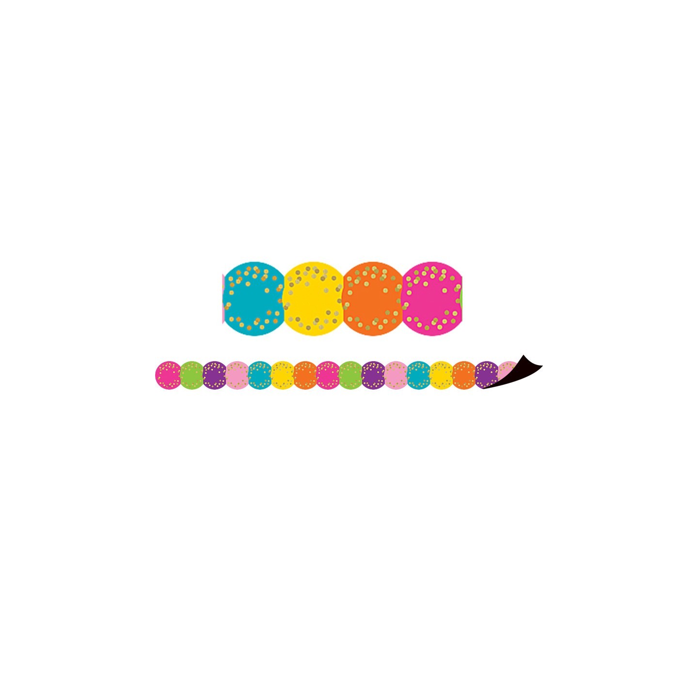 Teacher Created Resources® Confetti Circles Die-Cut Magnetic Border