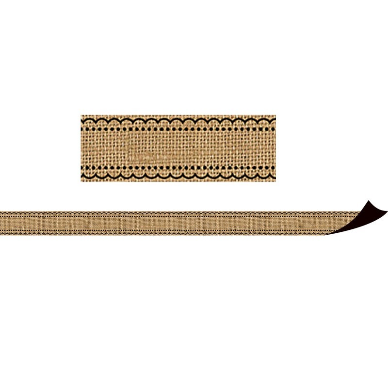 Teacher Created Resources® Burlap Design Magnetic Border