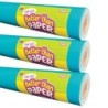 Teacher Created Resources® Fun Size Better Than Paper® Bulletin Board Roll, 18" x 12', Teal, Pack of 3