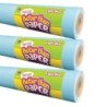 Teacher Created Resources® Fun Size Better Than Paper® Bulletin Board Roll, 18" x 12', Light Blue, Pack of 3
