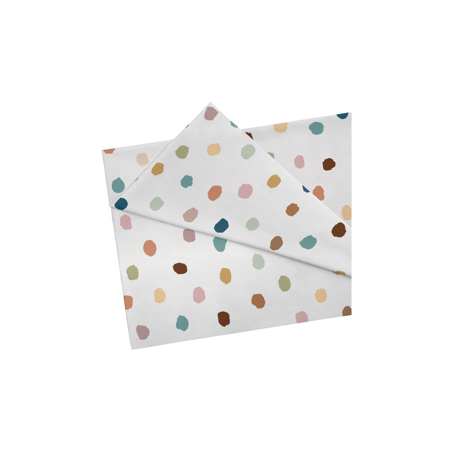 Teacher Created Resources® Everyone is Welcome Painted Dots Creative Class Fabric, 48 Inch x 3 Yards