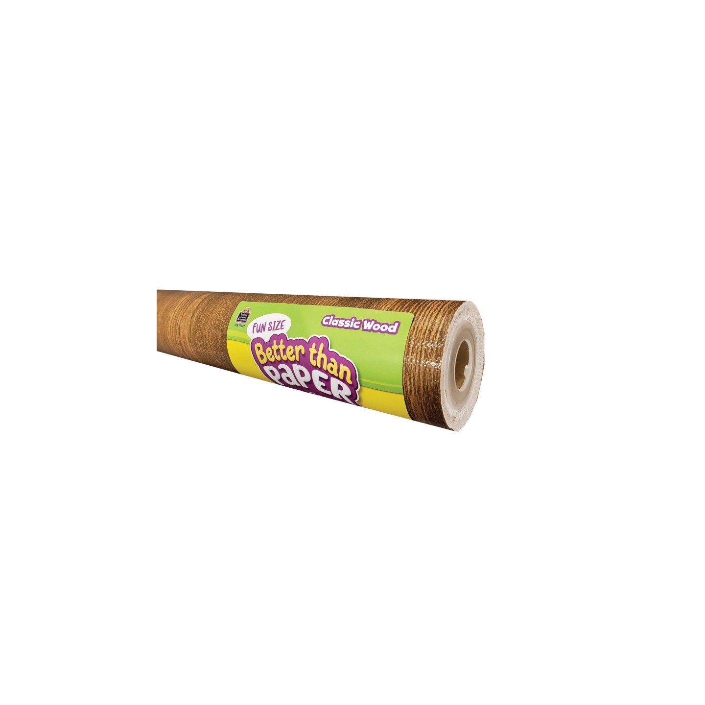 Teacher Created Resources® Fun Size Better Than Paper® Bulletin Board Roll, 18" x 12', Classic Wood
