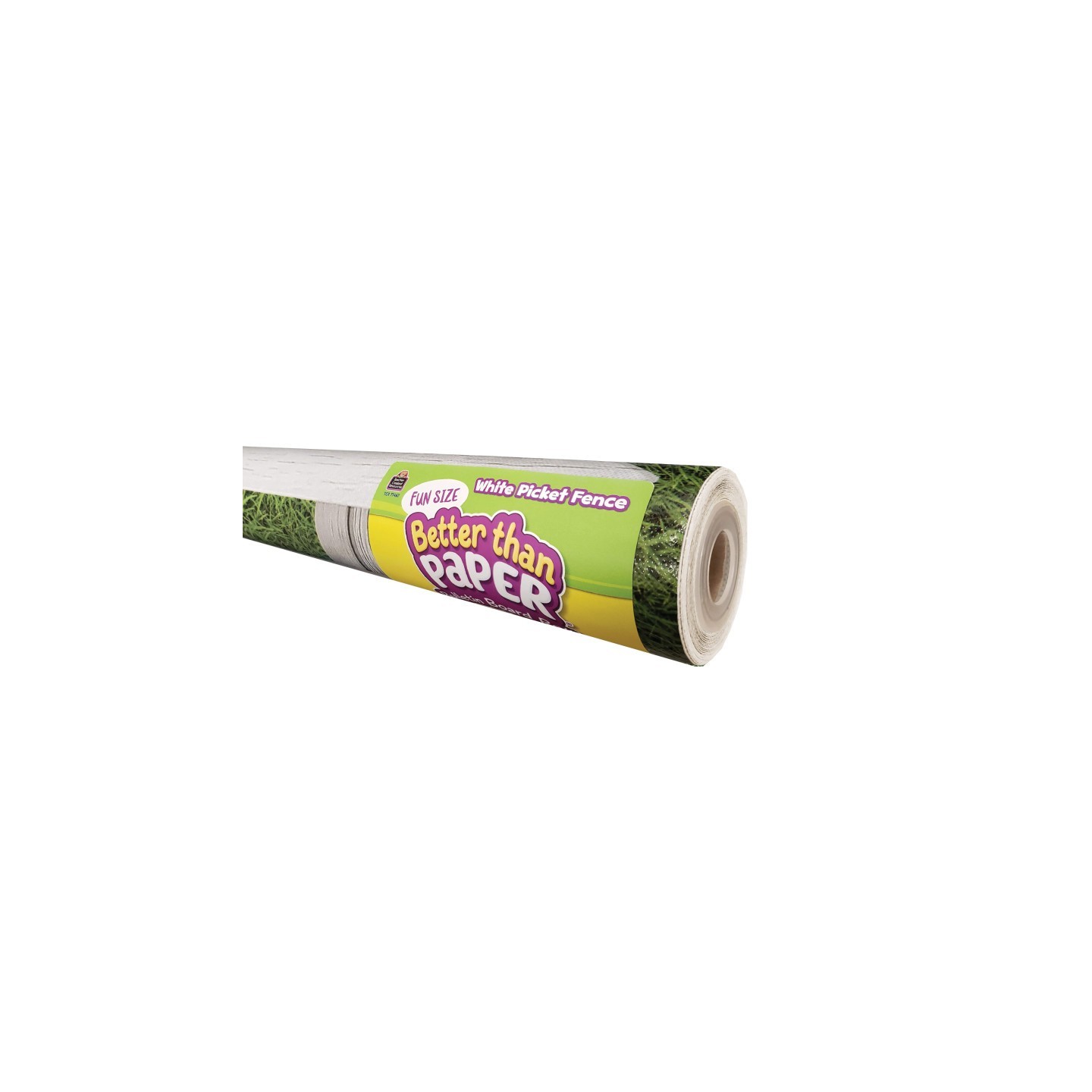Teacher Created Resources® Fun Size Better Than Paper® Bulletin Board Roll, 18" x 12', White Picket Fence