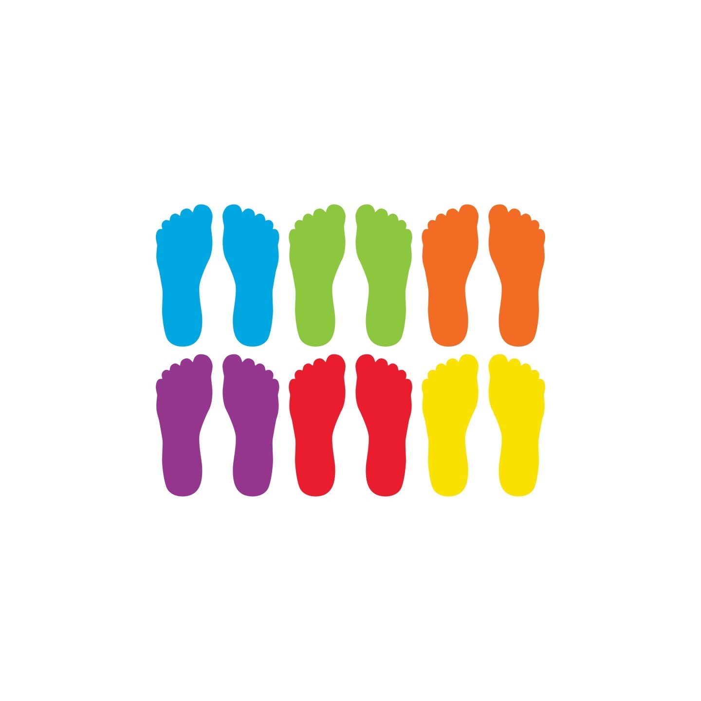 Teacher Created Resources® Spot On Footprints Carpet Markers