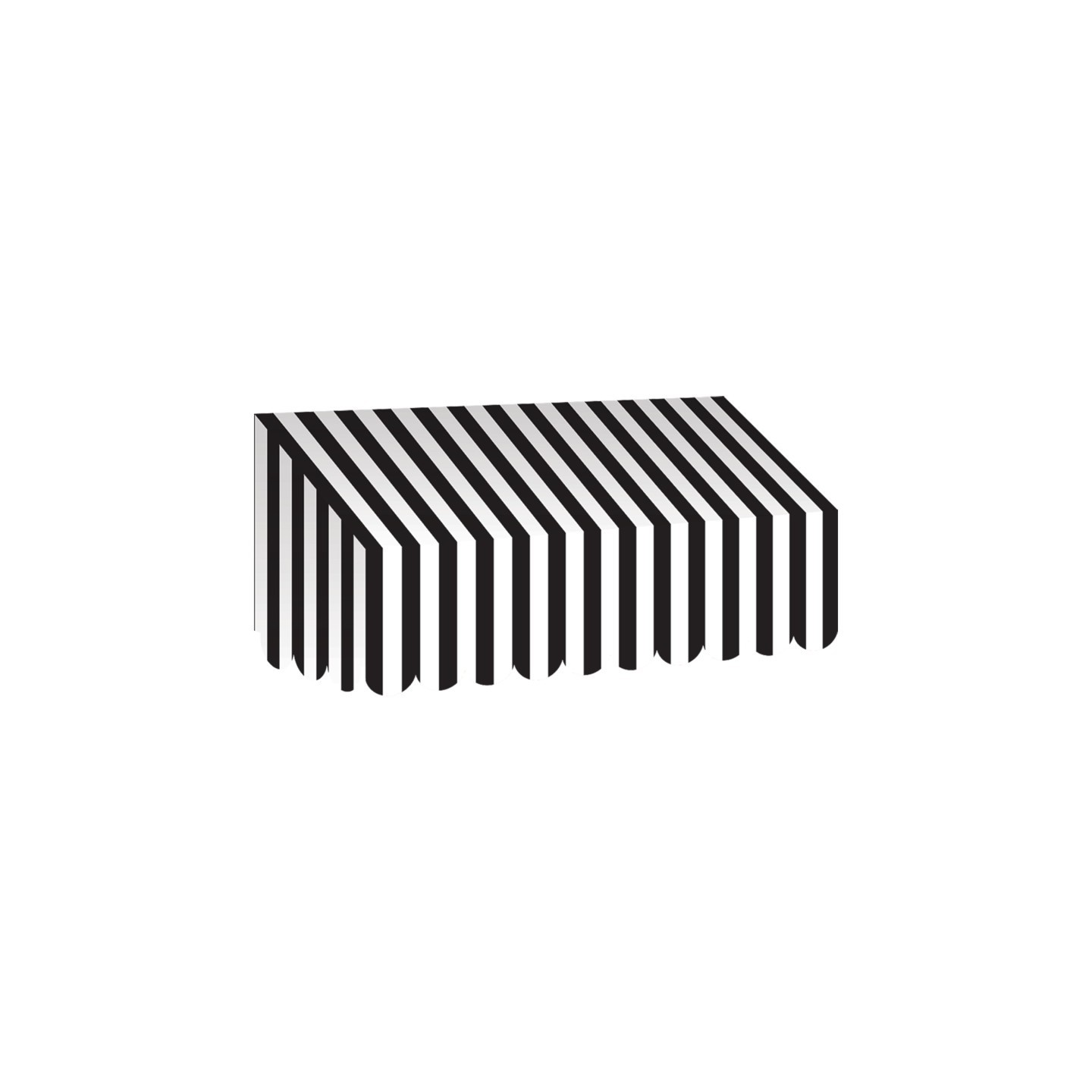 Teacher Created Resources® Black & White Stripes Awning