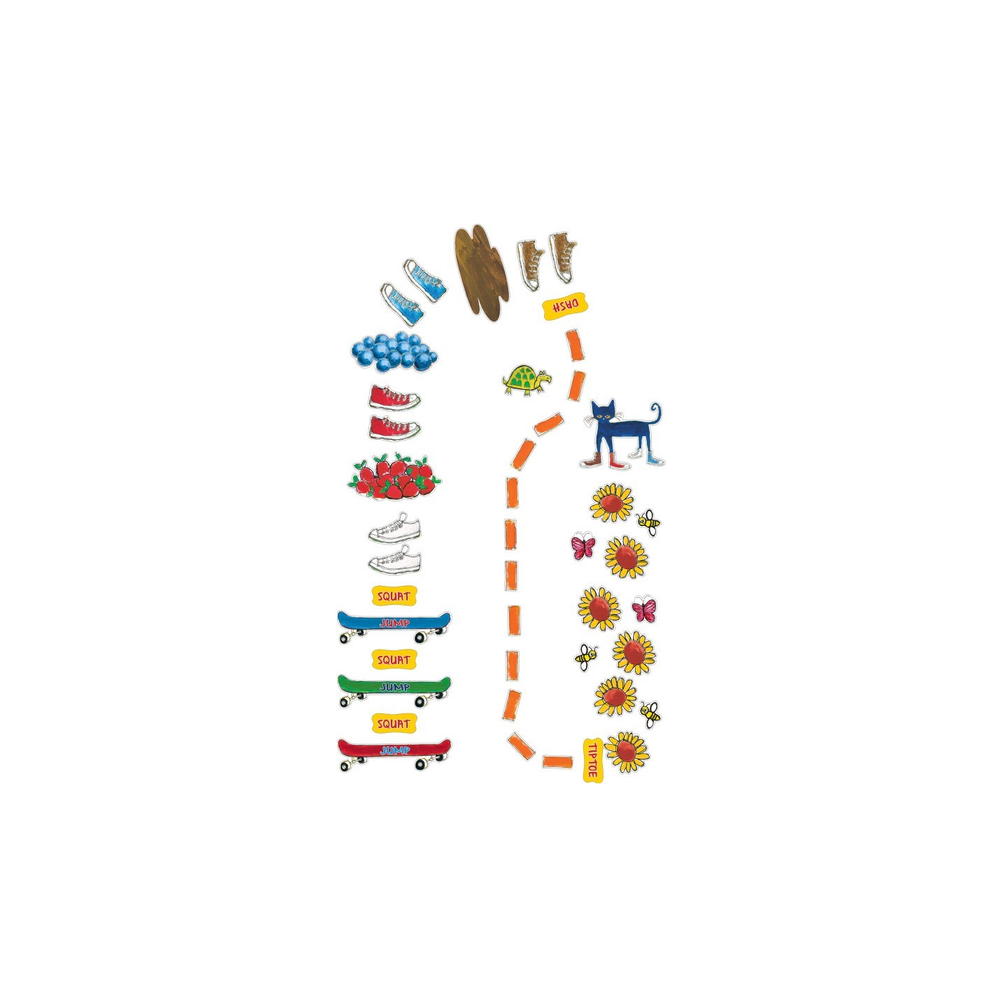 Teacher Created Resources® Pete the Cat My Groovy Shoes Sensory Path