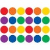 Teacher Created Resources® Spot On® Dry-Erase Desktop Writing Spots Colorful Circles - 4", 12 Per Pack, 2 Packs