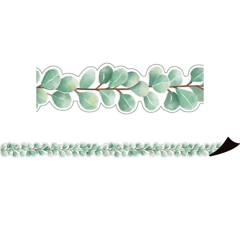 Teacher Created Resources® Eucalyptus Die-Cut Magnetic Border, 24 Feet