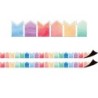 Teacher Created Resources® Watercolor Pennants Magnetic Border, 24 Feet Per Pack, 2 Packs