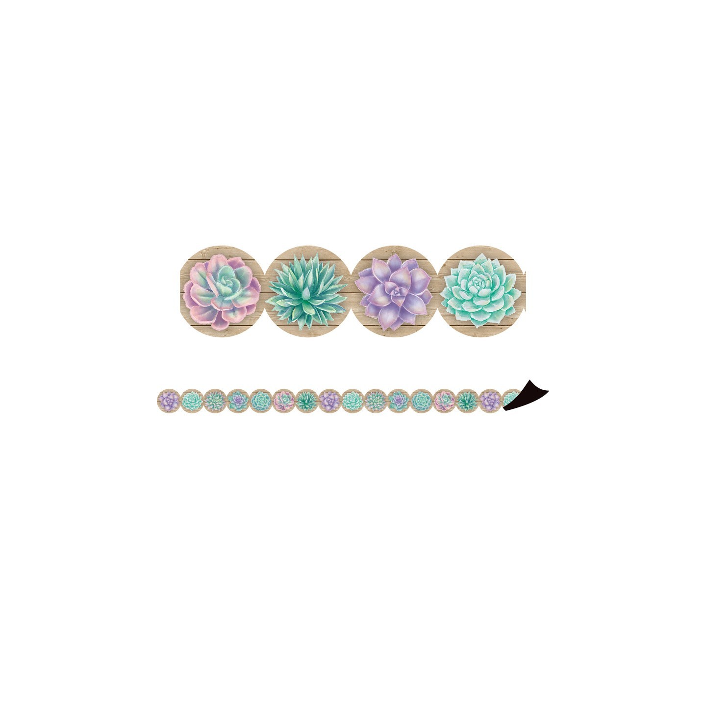 Teacher Created Resources® Rustic Bloom Magnetic Border, 24 Feet
