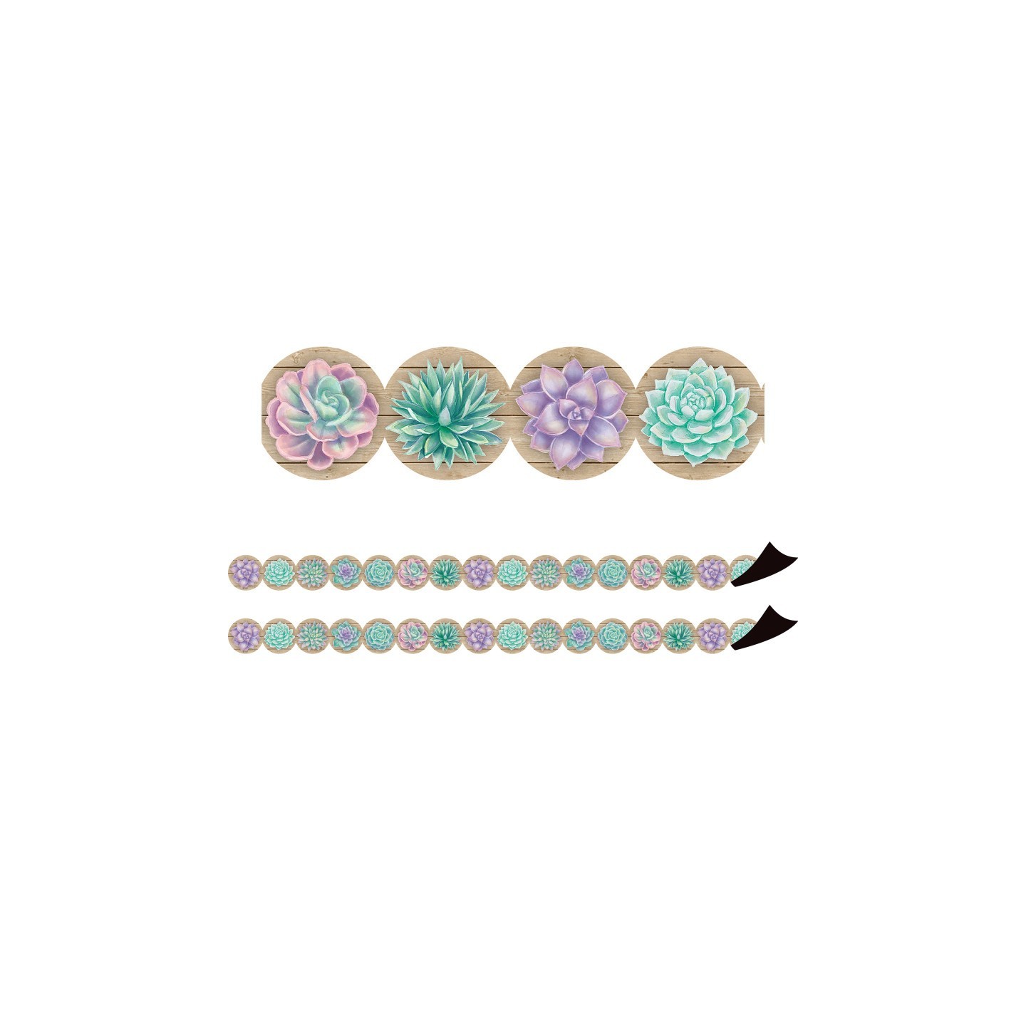 Teacher Created Resources® Rustic Bloom Magnetic Border, 24 Feet Per Pack, 2 Packs