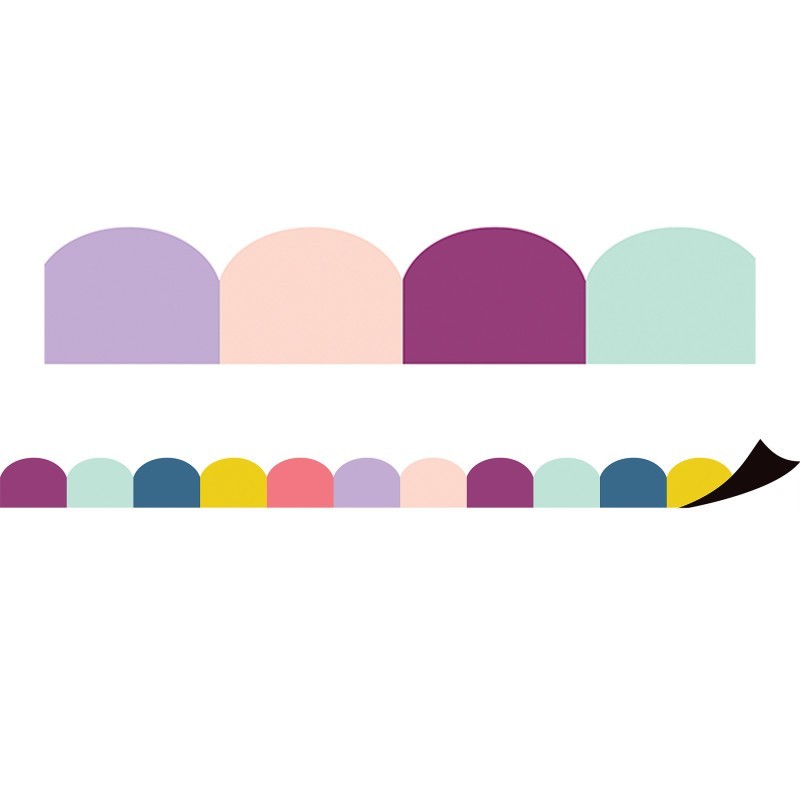 Teacher Created Resources® Oh Happy Day Scalloped Magnetic Border, 24 Feet