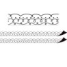 Teacher Created Resources® Squiggles and Dots Magnetic Border, 24 Feet Per Pack, 2 Packs