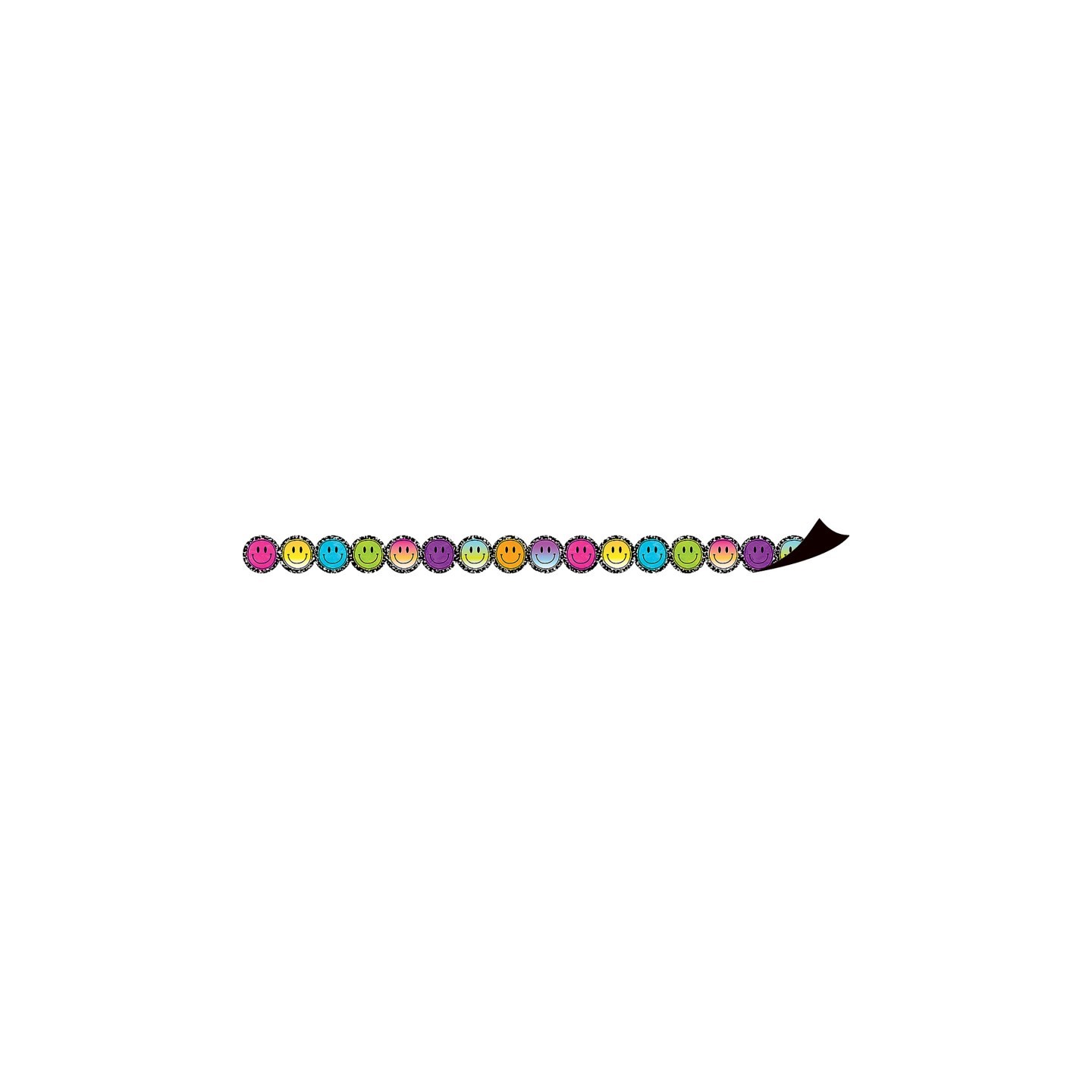 Teacher Created Resources® Smiley Faces Die-Cut Magnetic Border, 24 Feet