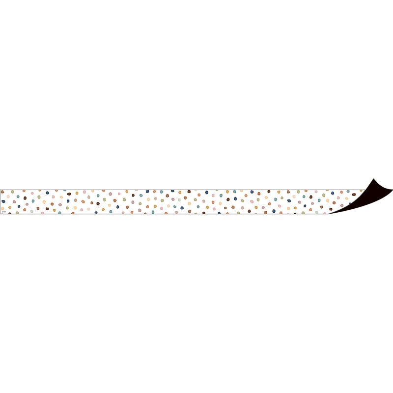 Teacher Created Resources® Everyone is Welcome Painted Dots Magnetic Border, 24 Feet