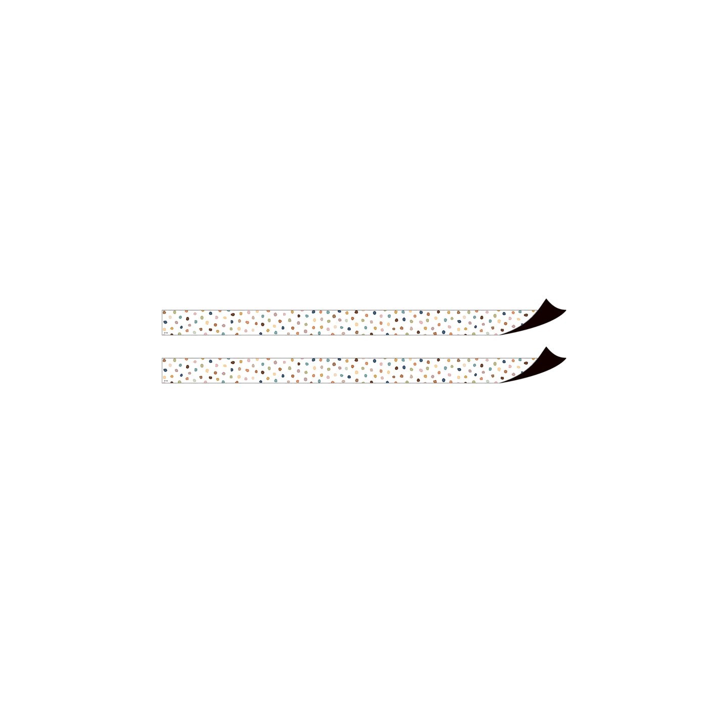 Teacher Created Resources® Everyone is Welcome Painted Dots Magnetic Border, 24 Feet Per Pack, 2 Packs
