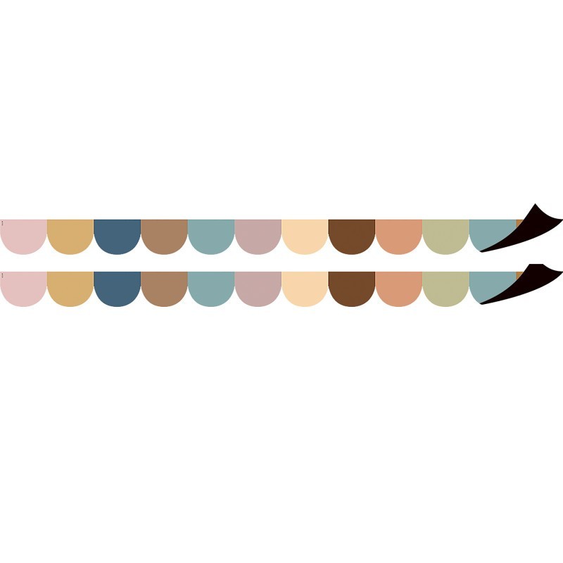 Teacher Created Resources® Everyone is Welcome Scalloped Magnetic Border, 24 Feet Per Pack, 2 Packs