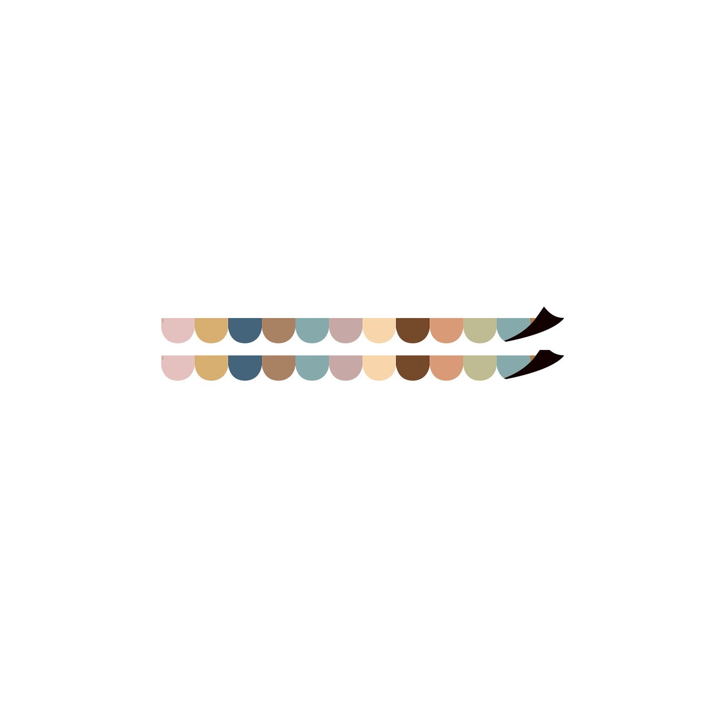 Teacher Created Resources® Everyone is Welcome Scalloped Magnetic Border, 24 Feet Per Pack, 2 Packs