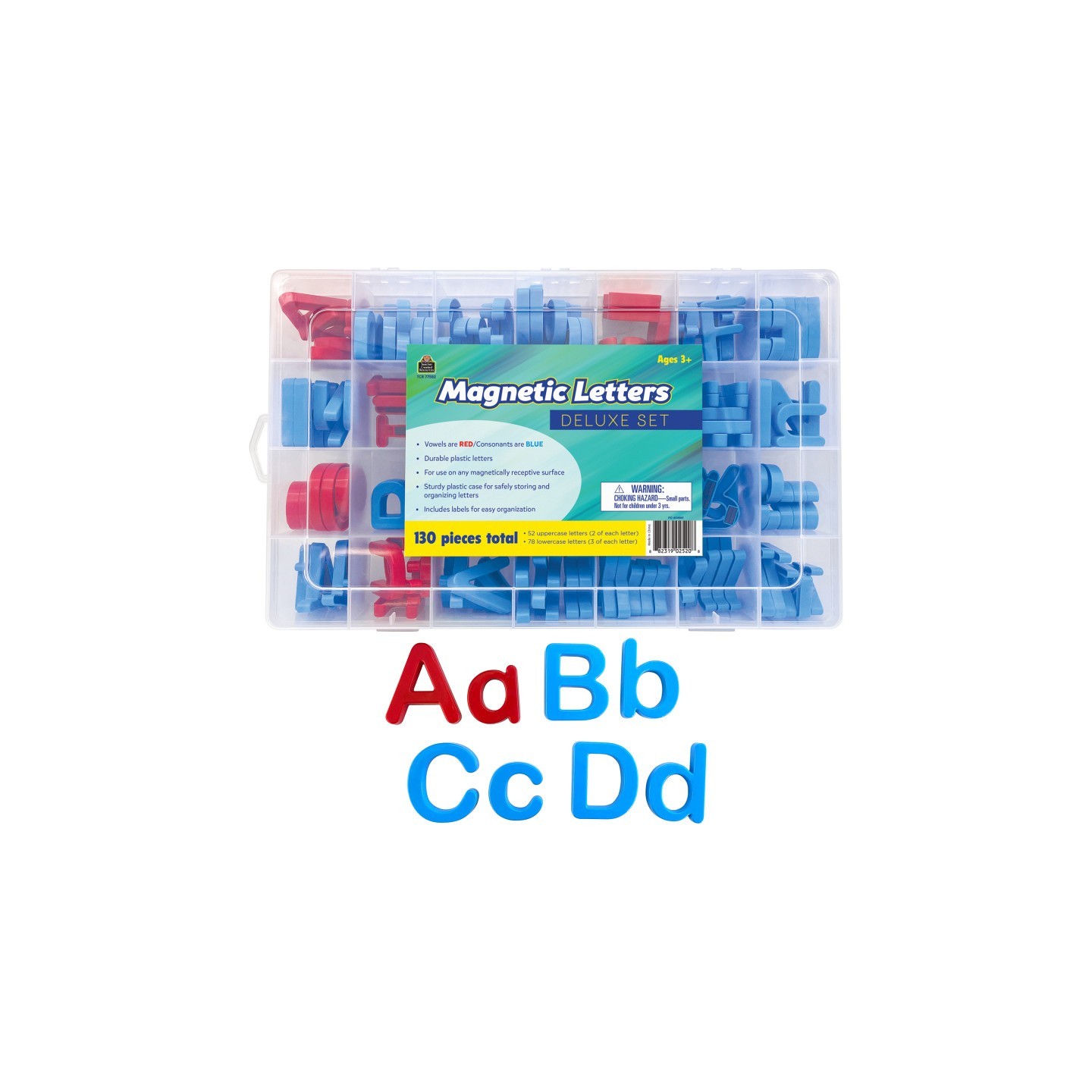 Teacher Created Resources® Magnetic Letters Deluxe Set, 130 Pieces