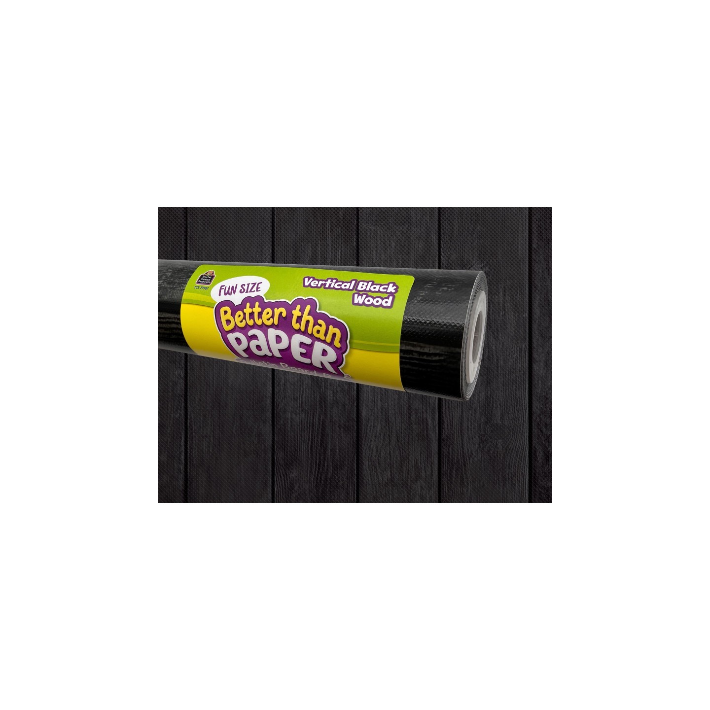 Teacher Created Resources® Fun Size Better Than Paper Bulletin Board Roll Vertical Black Wood