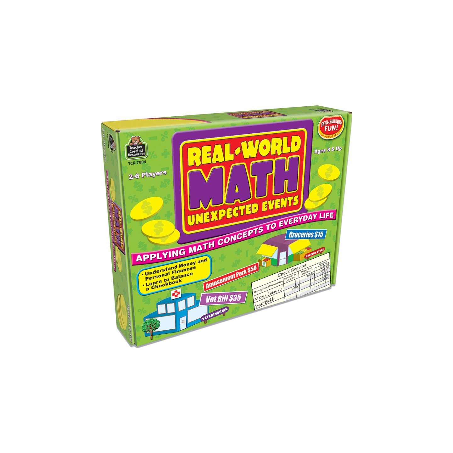 Teacher Created Resources® Real World Math: Unexpected Events Game