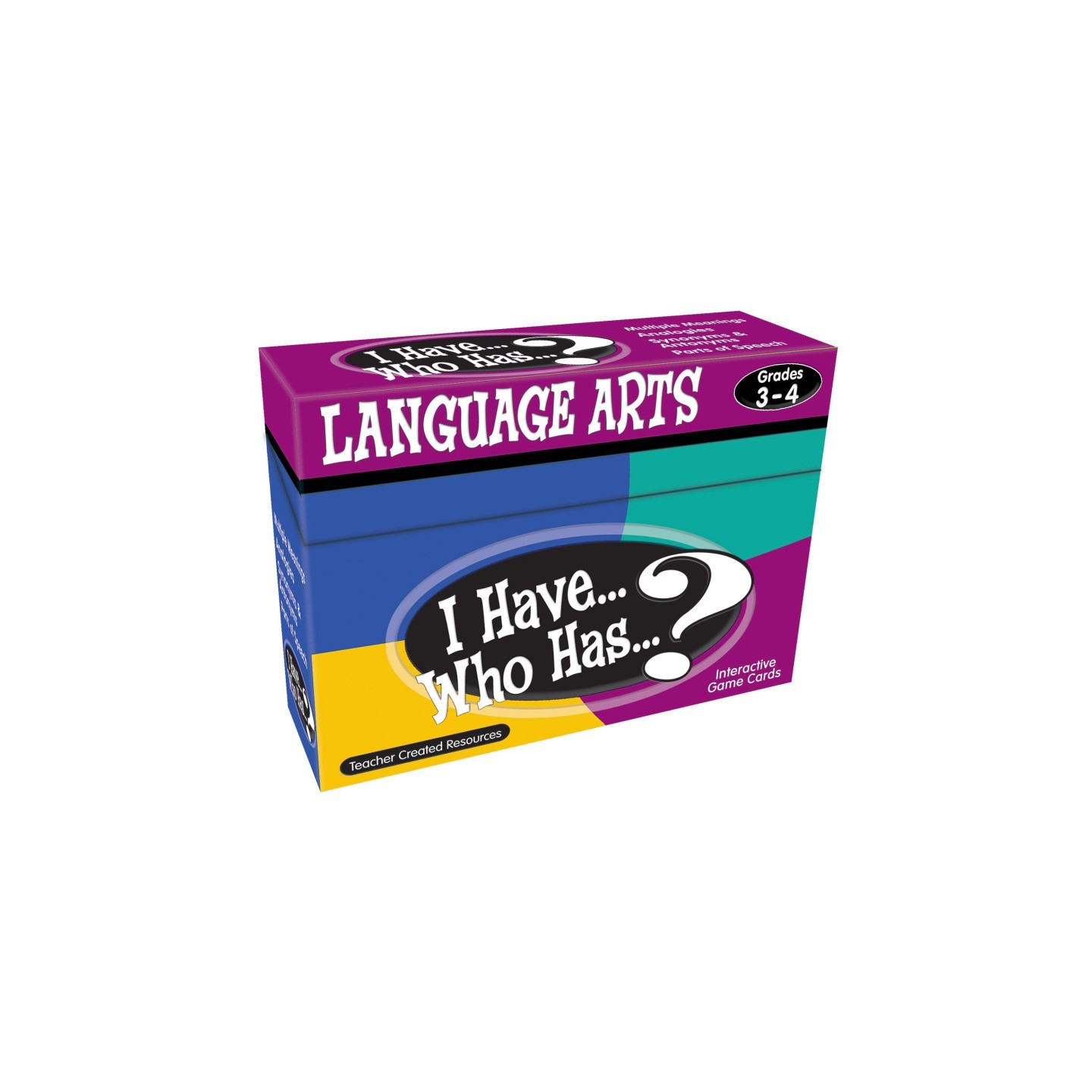 Teacher Created Resources® I Have, Who Has Language Arts Game, Grade 3-4