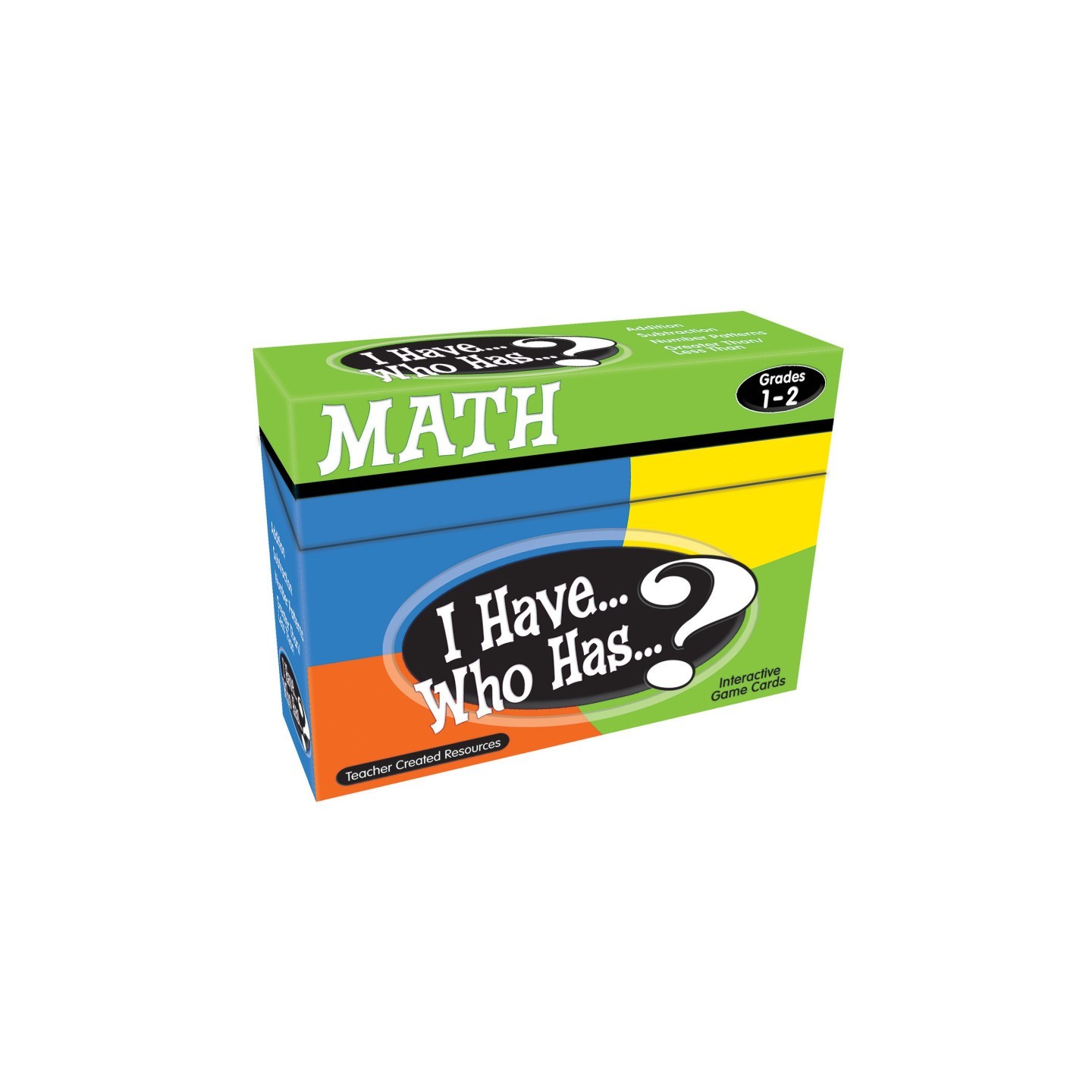 Teacher Created Resources® I Have, Who Has Math Game, Grade 1-2