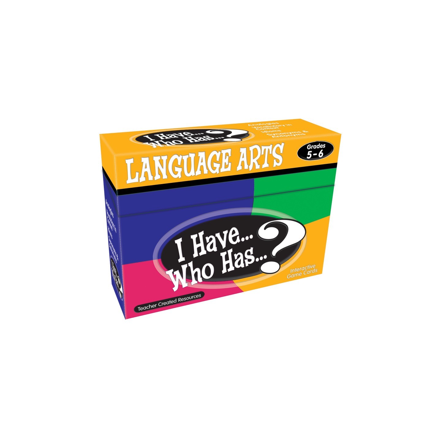 Teacher Created Resources® I Have, Who Has Language Arts Game, Grade 5-6