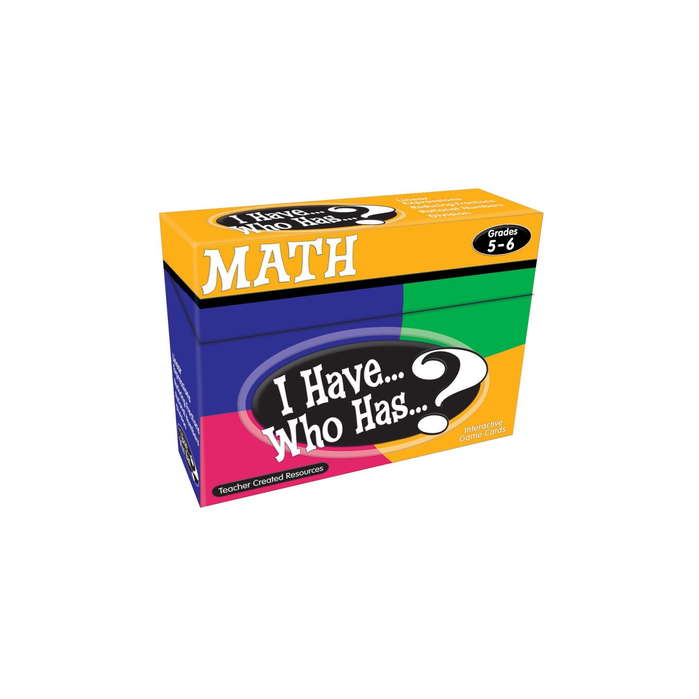 Teacher Created Resources® I Have, Who Has Math Game, Grade 5-6