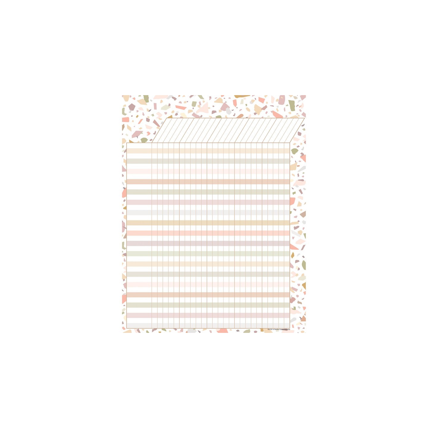 Teacher Created Resources® Terrazzo Tones Incentive Chart, 17" x 22"