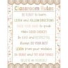 Teacher Created Resources® Terrazzo Tones Class Rules Chart, 17" x 22"