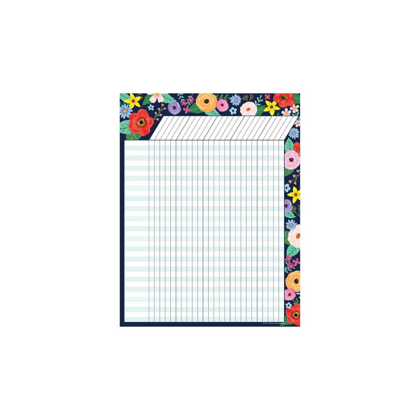Teacher Created Resources® Wildflowers Incentive Chart, 17" x 22"