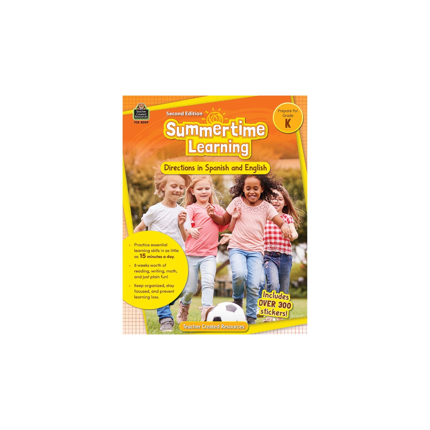 Teacher Created Resources® Summertime Learning: English and Spanish Directions, Grade K Second Edition (Prep)
