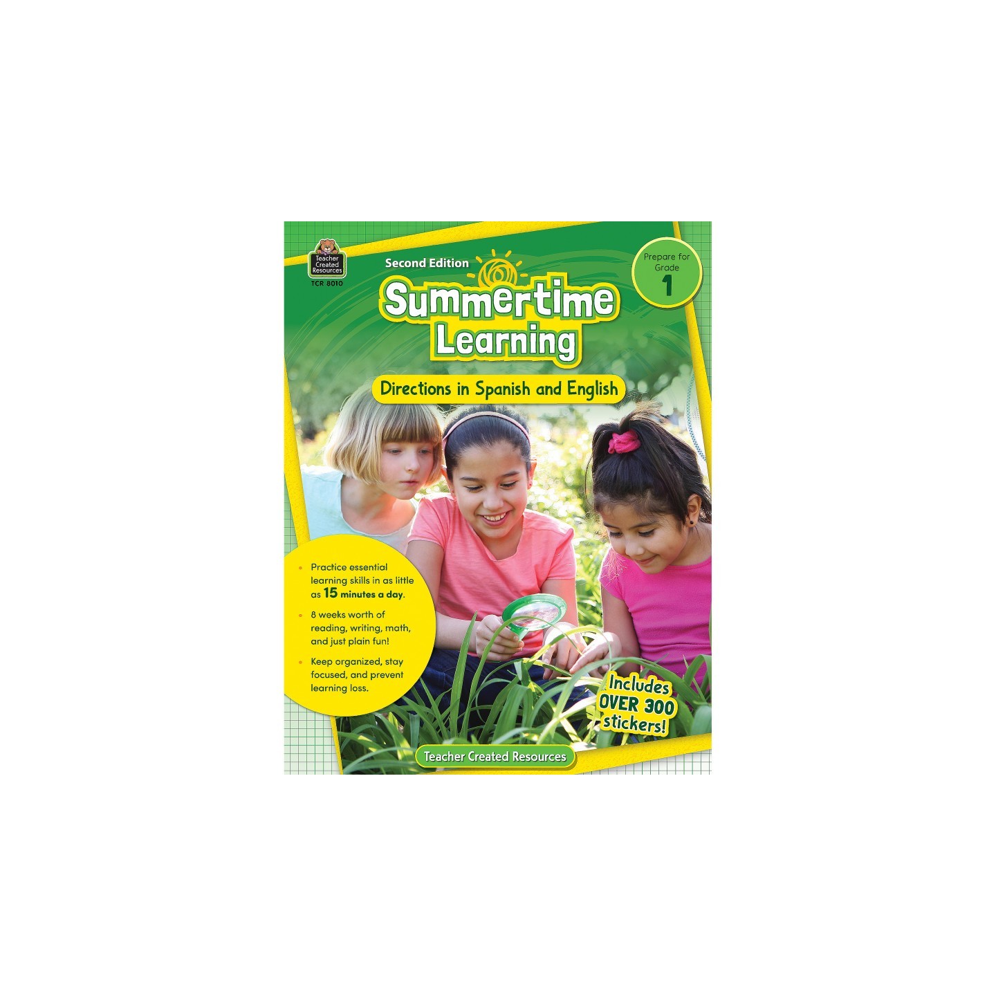 Teacher Created Resources® Summertime Learning: English and Spanish Directions, Grade 1 Second Edition (Prep)