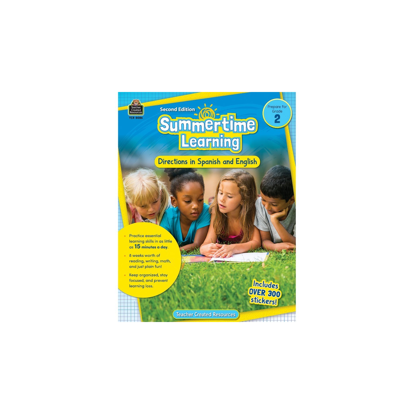 Teacher Created Resources® Summertime Learning: English and Spanish Directions, Grade 2 Second Edition (Prep)